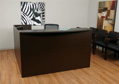 L Shaped Reception Desk With Drawers Napa By Office Star Products