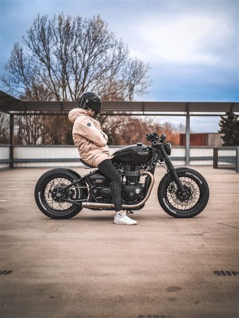 Race Bobber Triumph Bobber Triumph Motorrad Cafe Racer Motorr Der