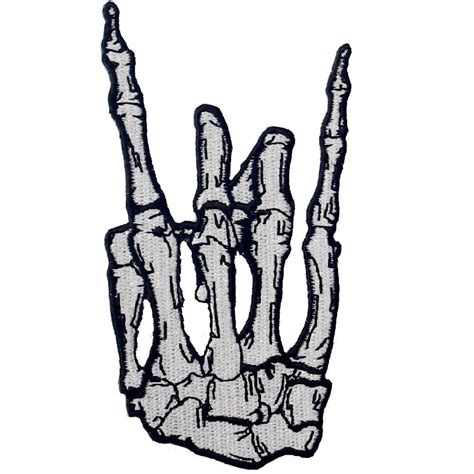 Buy Punk Rock And Roll Skeleton Finger Heavy Metal Music Hand Symbol