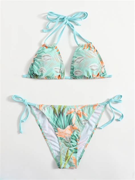 Floral Tie Side Bikini Swimsuit Artofit