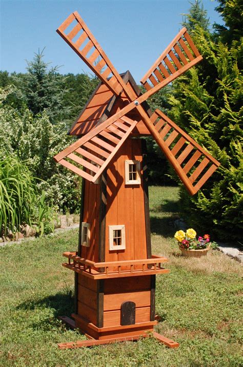 Windmühle Turm Windmühlenturm Windmühlen Holz Garten Deko 1 55 m