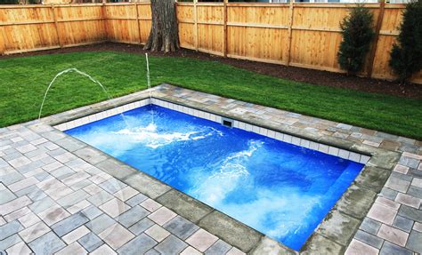 The Palladium Plunge - Deep, Compact fibreglass pool construction