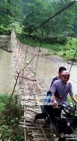 Jembatan Gantung Cianjur Selatan Youtube