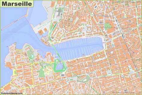 Marseille France Map
