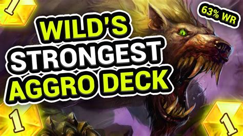 [wild] Wild S Strongest Aggro Deck Aggro Druid 63 Lifetime Wr Forged In The Barrens Wild