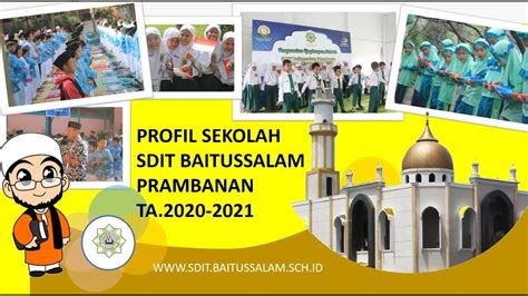 Profil Sdit Baitussalam Prambanan Ta 2020 2021 Pls Youtube