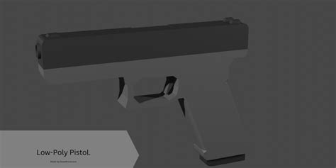 Low-Poly Pistol | BuiltByBit