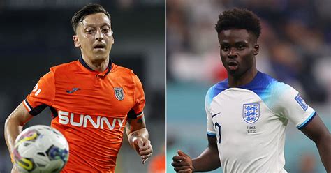 Mesut Ozil Sends Message To Arsenal S Bukayo Saka After England S World