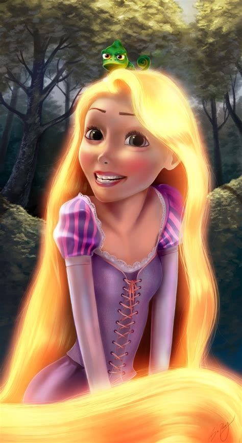 Tangled Rapunzel Glowing Hair