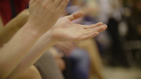 People Applaud Close Up Of Clapping Hands Stock Footage Sbv 310895445