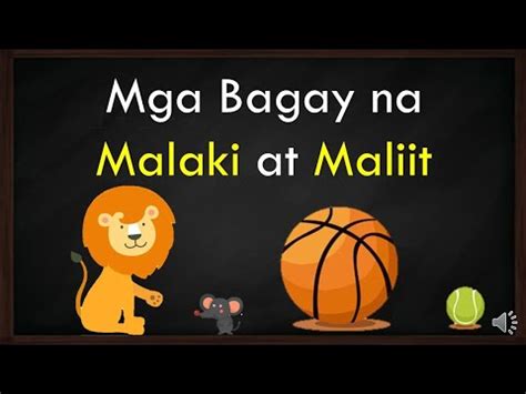 Mga Bagay Na Malaki At Maliit Youtube