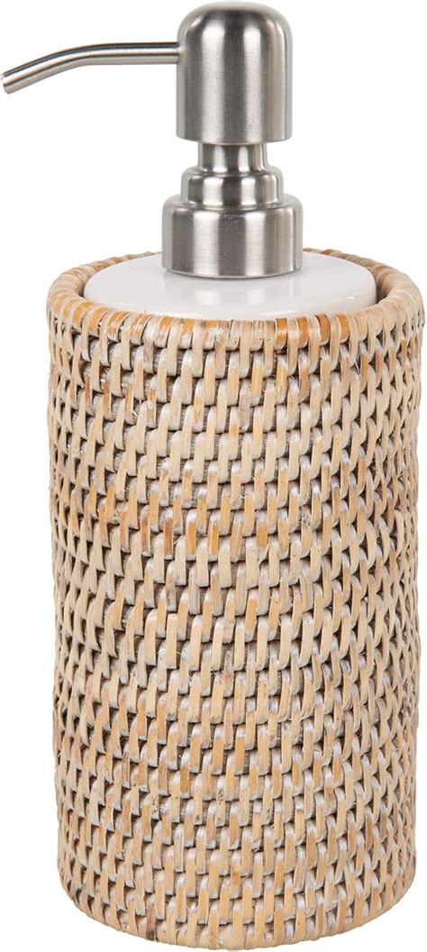 Amazon Kouboo La Jolla Rattan Liquid Soap Dispenser 12 Fl Oz