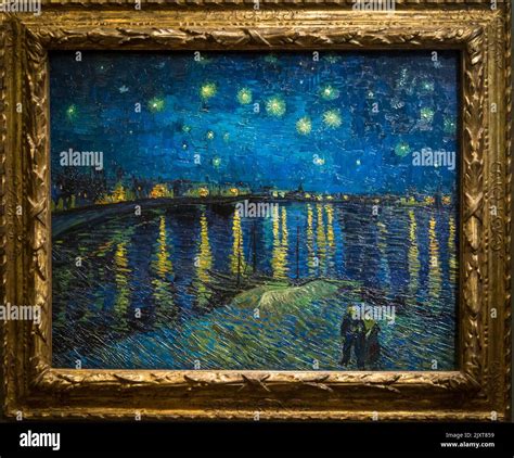 Vincent van Gogh nuit étoilée au dessus du Rhône Musée d Orsay