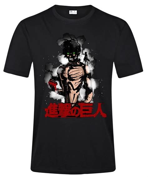 Attack On Titan T Shirts Titan S Strength Mens Fashion Casual 100 Cot