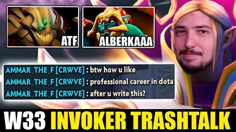 This Is How W33 Plays Invoker Against Batrider ATF Vs Huskar