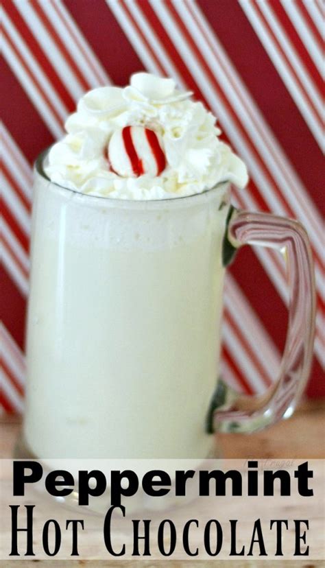 Copycat Starbucks Peppermint White Hot Chocolate Recipe