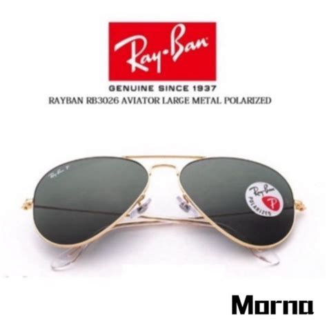 ข้อเสนอ แว่นตากันแดด Rayban Aviator Rb 3026 สไตล์คลาสสิก ของแท้