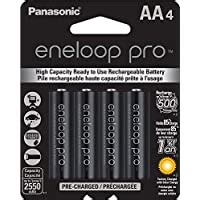 Amazon Panasonic BK 3HCCA4BA Eneloop Pro AA High Capacity Ni MH