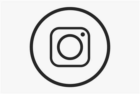 Instagram Logo Black And White Png