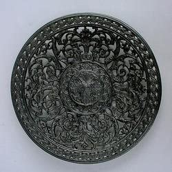 RUSSIAN KASLI CAST IRON LACE WORK RETICULATED DISH | #42836292