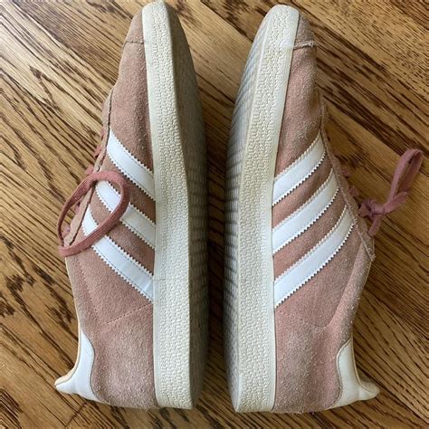 ADIDAS GAZELLE pink suede shoes, women’s size 9.5!... - Depop