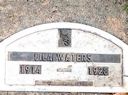 Lila Waters Memorial Find A Grave