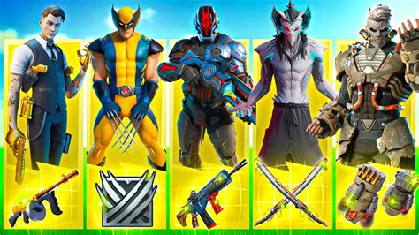 Evolution Of All Bosses Mythic Weapons In Fortnite Chapter Season