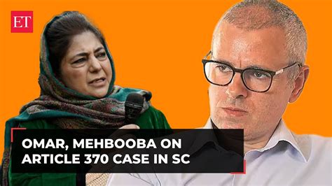 Article 370 Have Engaged Best Lawyers In Supreme Court To Challenge Revocation Says Omar