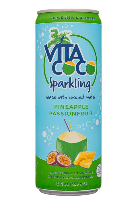 Sparkling Pineapple Passionfruit Vita Coco Coconut Water Product Review