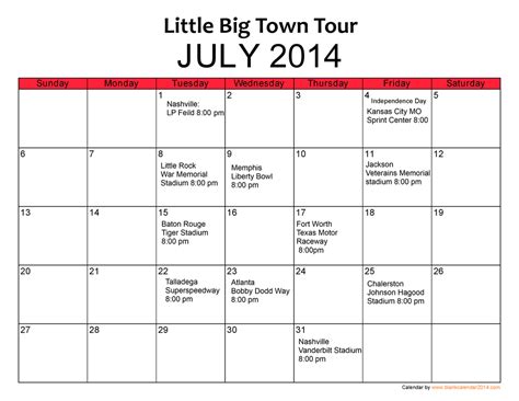 Tour Dates - Little Big Town Econ Tour