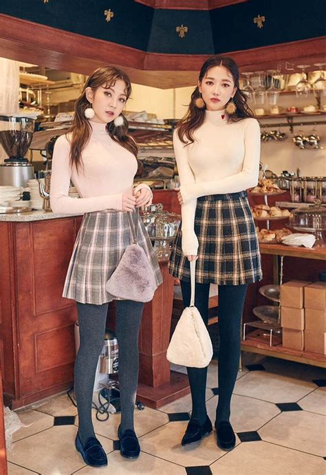 Chuu Winter Style2016 사랑해츄 Twinlook แฟชั่นผู้หญิง สไตล์เสื้อผ้า ชุด