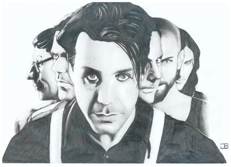 Drawings Of Rammstein 48 Art Works