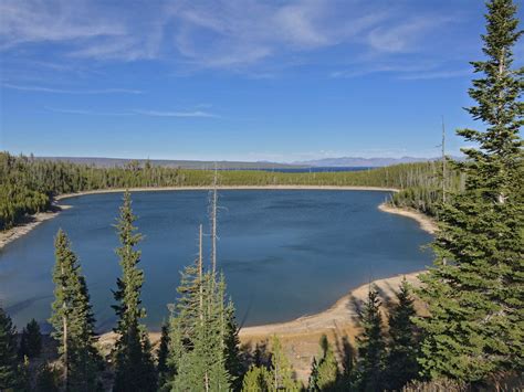 West Shore Of The Lake Duck Lake Trail Yellowstone National Park Wyoming