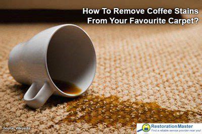 How To Remove Coffee Stains From Your Carpet