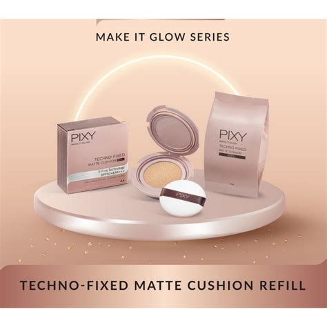 Pixy Make It Glow Techno Fixed Matte Cushion REFILL Shopee Malaysia