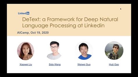 Linkedin Detext A Deep Nlp Framework For Intelligent Text Understanding Youtube