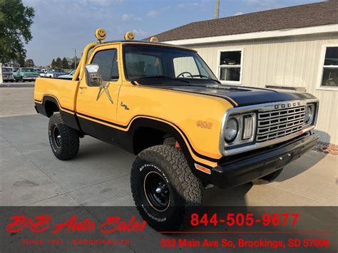 1977 Dodge Macho Power Wagon 100000 Miles Yellow 440 V8 Automatic For