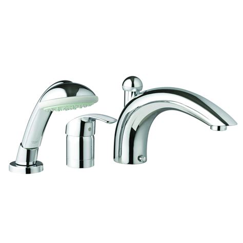 Grohe Eurosmart Single Handle Deck Mounted Roman Tub Faucet With Hand