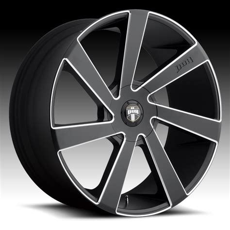 Dub Directa S133 Black Milled Custom Wheels Rims Dub 1PC Custom