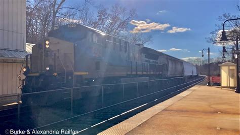 Amtrak P092 Follows CSX M422 At Franconia YouTube