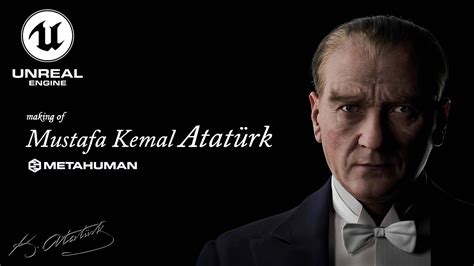 Mustafa Kemal Atat Rk S Metahuman Unreal Engine Youtube