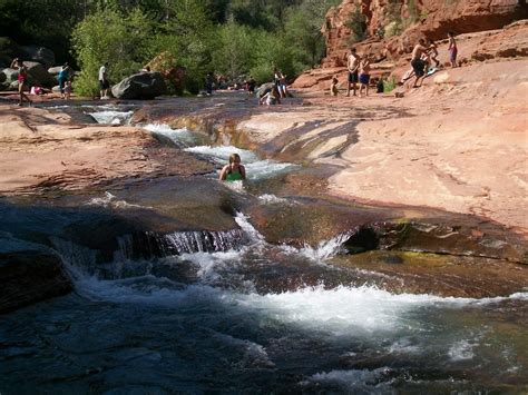 Arizona Jones Outdoor Slide Rock State Park Arizona