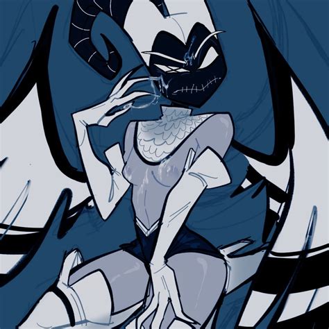 Rule 34 Angel Angel Humanoid Black Feathers Breasts Claws Cum Exorcist Hazbin Hotel Feathers