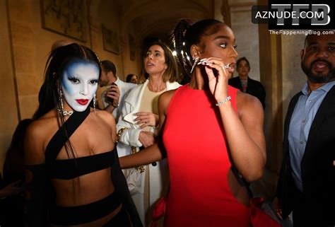 Normani Sexy Seen Showing Off Her Hot Figure In A Red Dress At The Monot Womenswear Show In