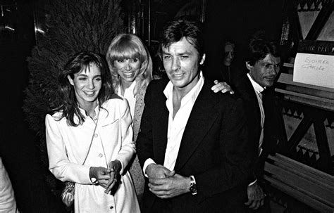 From Left To Right Anne Parillaud Mireille Darc And Alain Delon At