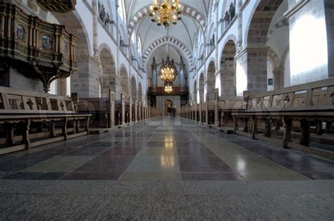 Inside Ribe Cathedral. Denmark. | Stock Photo | Colourbox