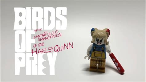 LEGO Harley Quinn From Birds Of Prey Custom Minifigure YouTube