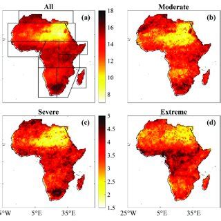 Spatial Distribution Of Drought Frequency Over Africa During