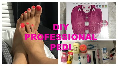 Diy Professional Pedicure Youtube