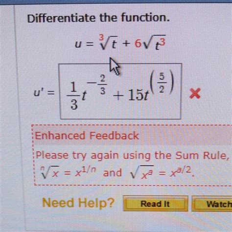 Solved D Points Scalcet Xp Differentiate The Chegg